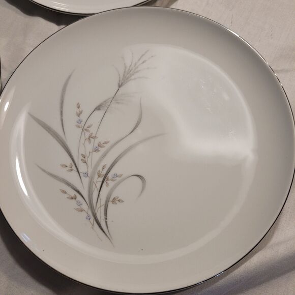 Castlecourt Fine China Japan Wheat Spray Set Of 4,  10.5” Single Dinner Plates - Picture 5 of 7